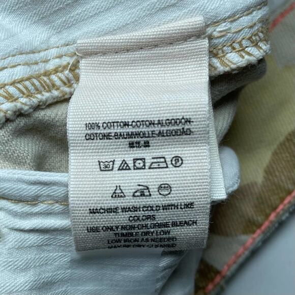 WE THE FREE BOHO FESTIVAL DENIM DESERT CAMO FRINGE FRAY HEM SHORTS 4 - Picture 8 of 9